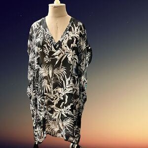 Cover2Cover Tropical Beach Cover-Up / SZ: S / NWT